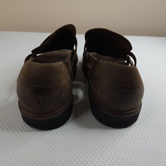 Vintage 90s Grunge Mens 12 Sandals Brown Fishman Simple Brand Lug Soles main image 9